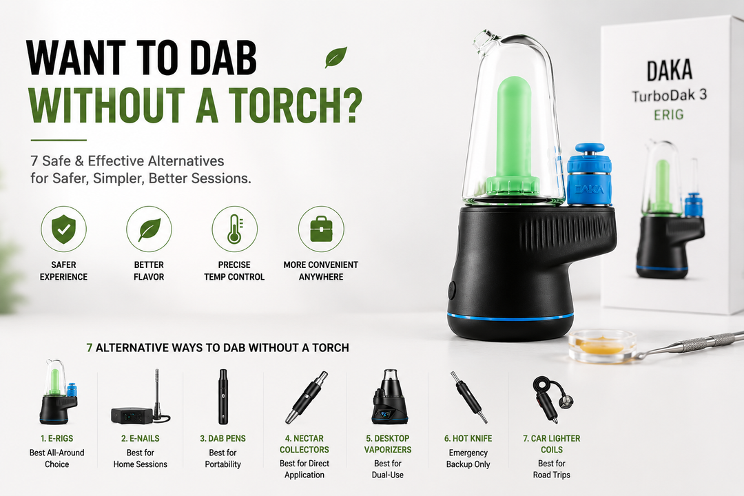 How to Dab Without a Torch | 7 Safer Effective Alternatives